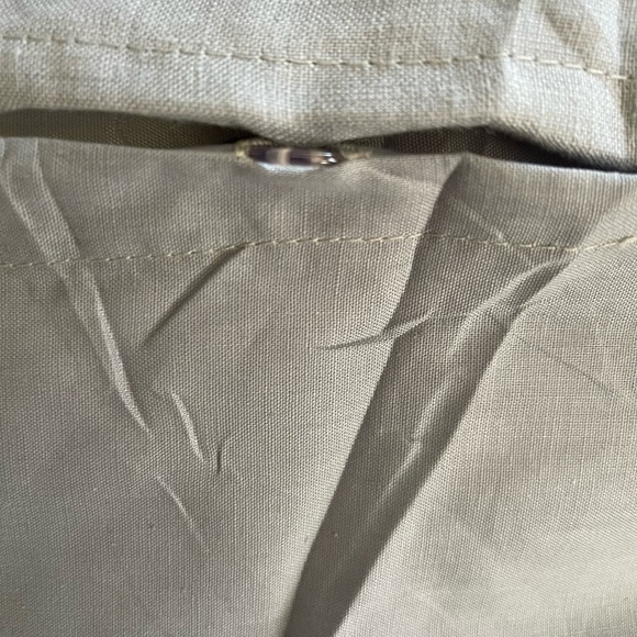 Hallmart Collectibles 100% Linen Comforter Set in light blue. Twin size. New. - Picture 8 of 9